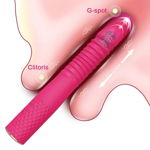 Telescopic Dildo Vibrator